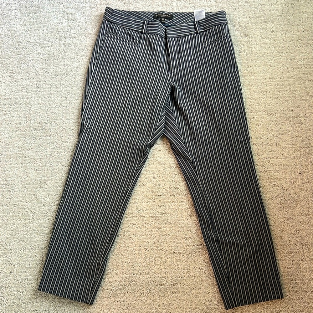 Banana republic striped Sloan pants